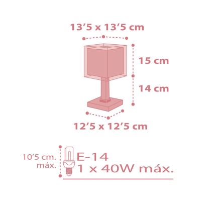 Dalber 63261S - Детска лампа KOALA 1xE14 / 40W / 230V