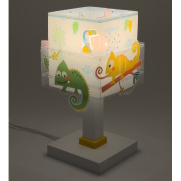 Dalber 63311N - LED детска лампа HAPPY JUNGLE 1xG4/4W/230V многоцветна