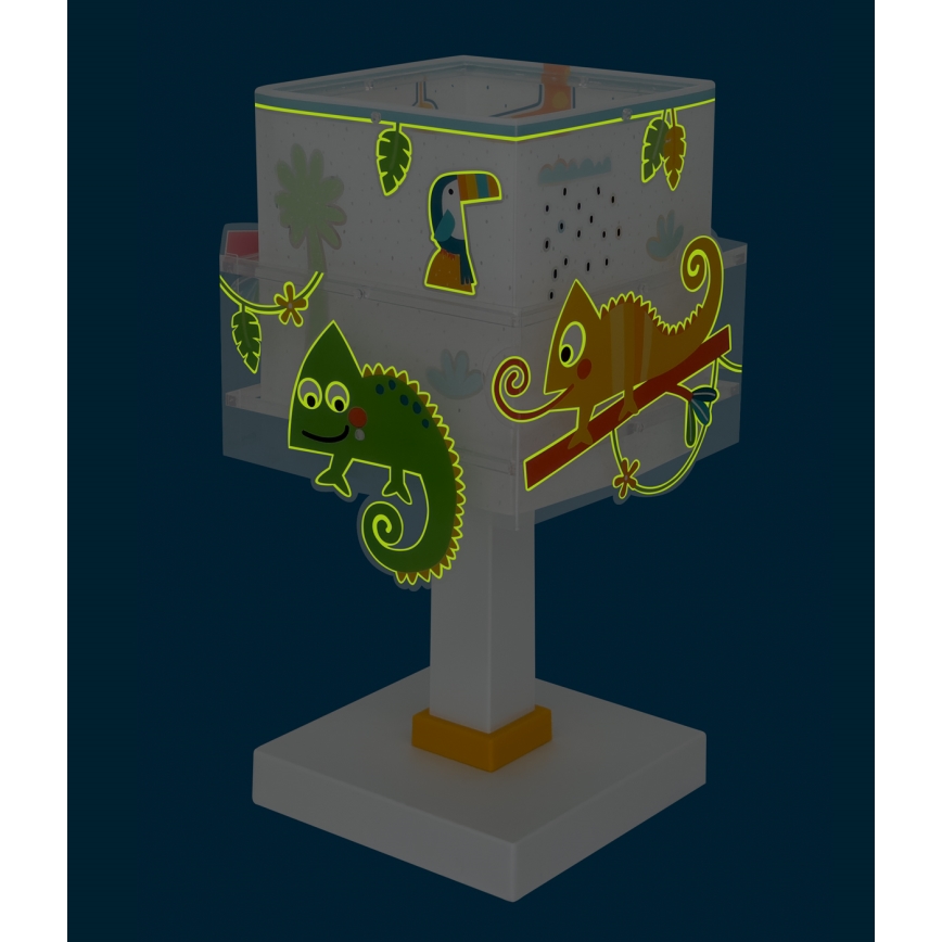 Dalber 63311N - LED детска лампа HAPPY JUNGLE 1xG4/4W/230V многоцветна