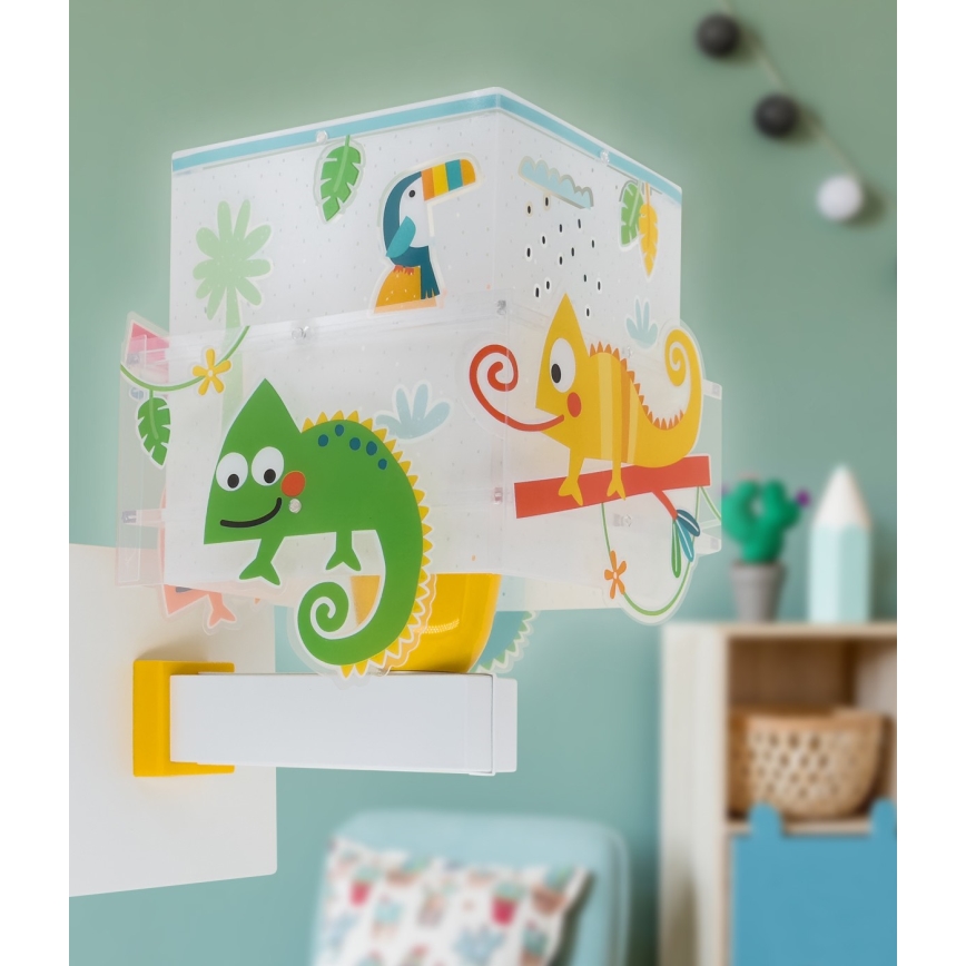 Dalber 63319 - Детски аплик HAPPY JUNGLE 1xE27/15W/230V