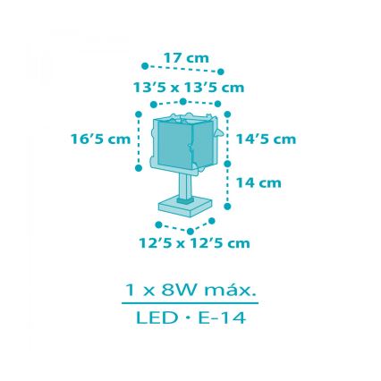 Dalber 63351N - LED детска нощна лампа ROCKET 1xG4/4W/230V в многоцветен дизайн