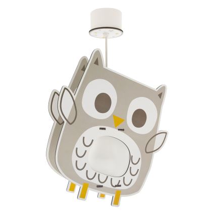 Dalber 63397 - Детски полилей OWL 1xE27/15W/230V