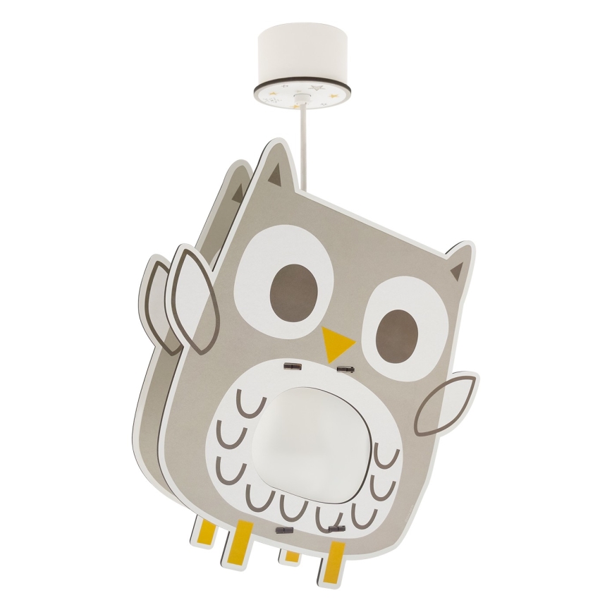 Dalber 63397 - Детски полилей OWL 1xE27/15W/230V