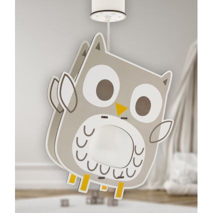 Dalber 63397 - Детски полилей OWL 1xE27/15W/230V