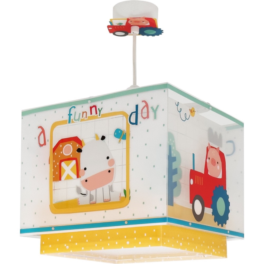 Dalber 63402 - Детски полилей MY FARM 1xE27/15W/230V