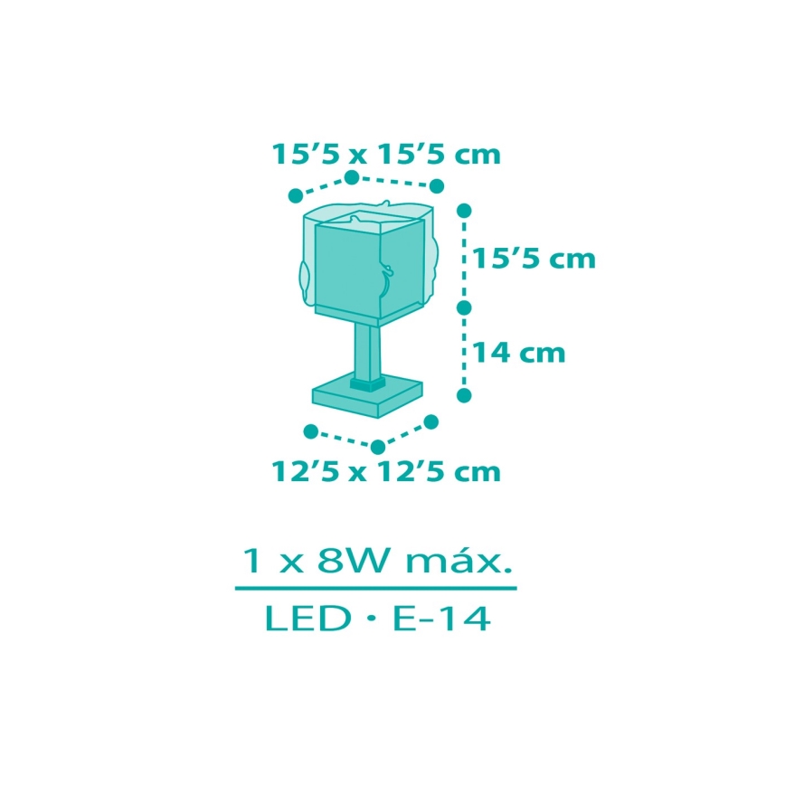 Dalber 63441N - LED детска нощна лампа MERMAIDS 1xG4/4W/230V, пъстра