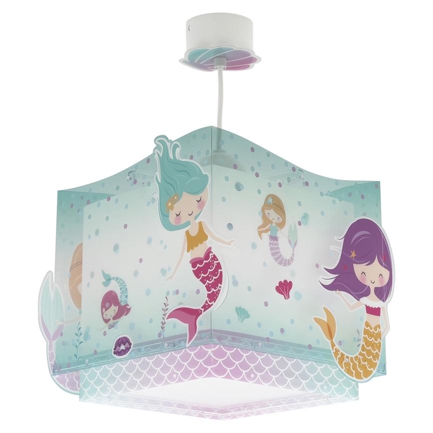 Dalber 63442 - Детски полилей MERMAIDS 1xE27/60W/230V