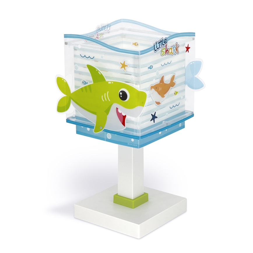 Dalber 63471 - Детска настолна лампа BABY SHARK 1xE14/60W/230V