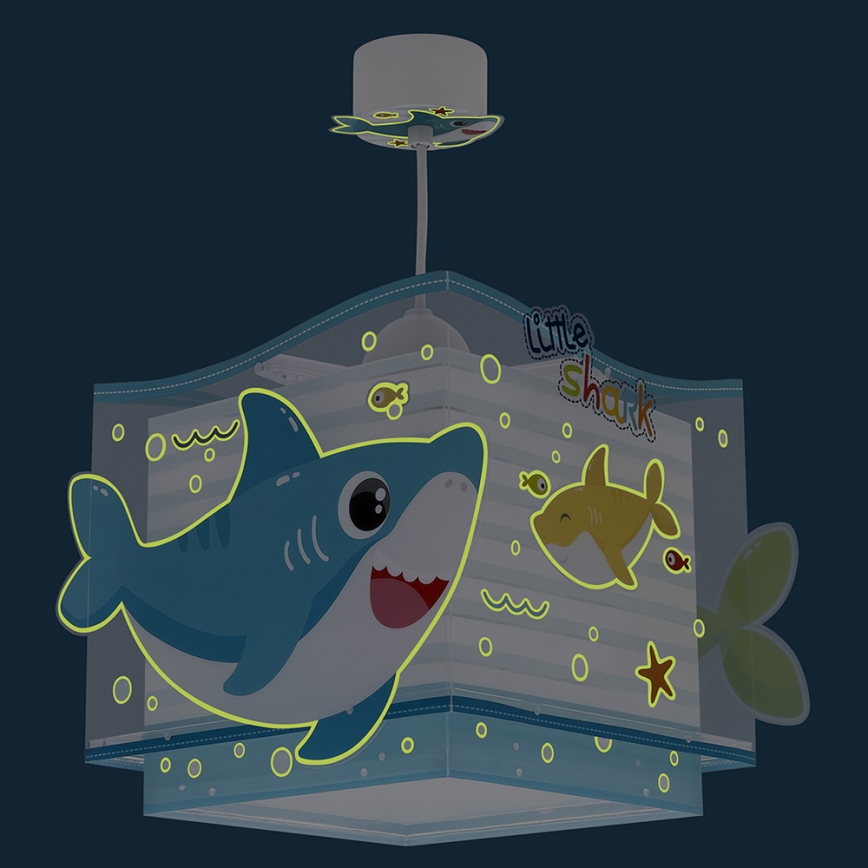 Dalber 63472 - Детски полилей BABY SHARK 1xE27/60W/230V