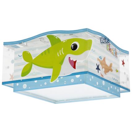 Dalber 63476 - Детска лампа BABY SHARK 2xE27/60W/230V