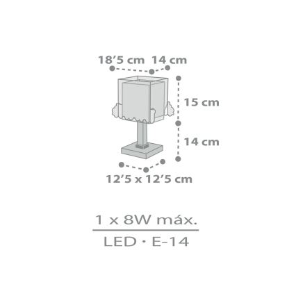 Dalber 63531N - LED детска лампичка TRAIN 1xG4/4W/230V многоцветна