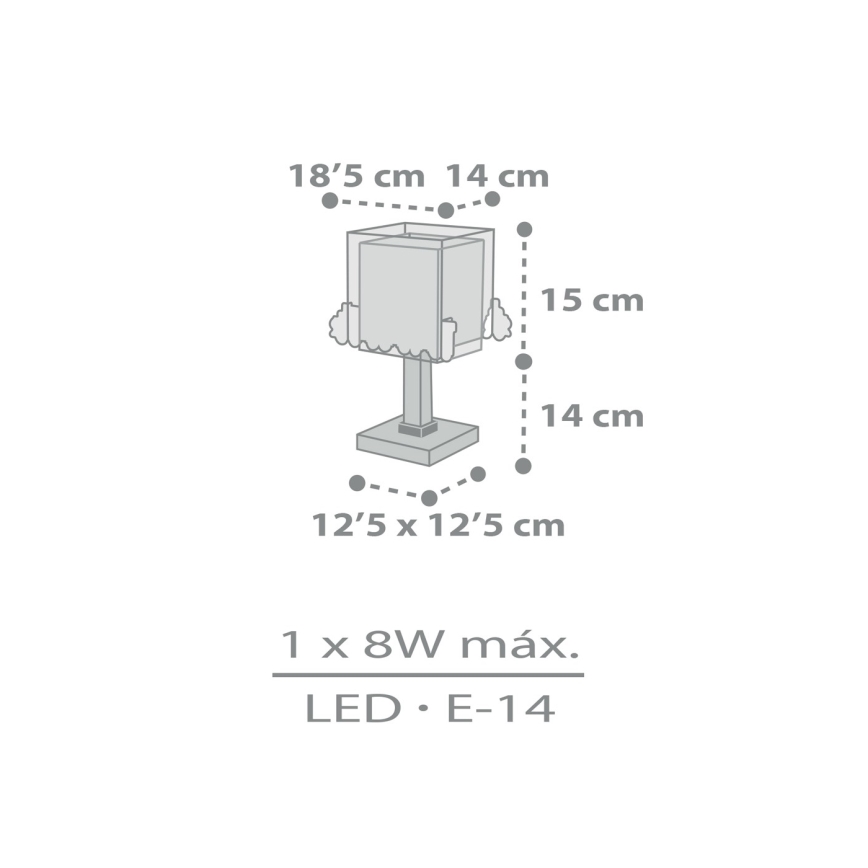 Dalber 63531N - LED детска лампичка TRAIN 1xG4/4W/230V многоцветна