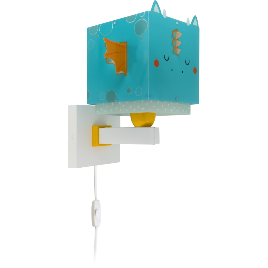 Dalber 64389 - Детски аплик LITTLE DRAGON 1xE27/15W/230V