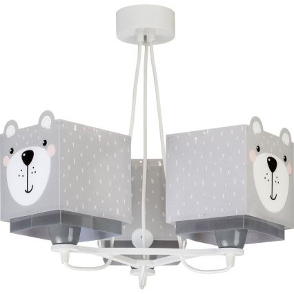 Dalber 64577 - Детски полилей LITTLE TEDDY 3xE27 / 60W / 230V