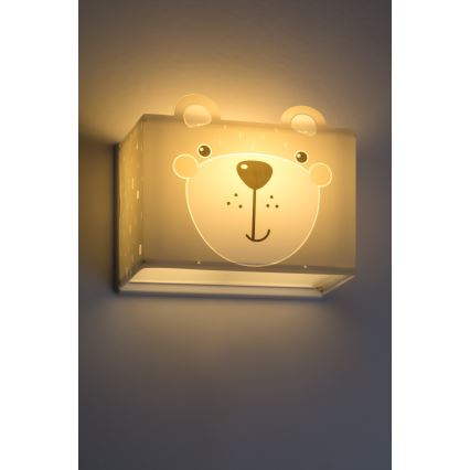 Dalber 64578 - Детска стенна лампа LITTLE TEDDY 1xE27 / 60W / 230V