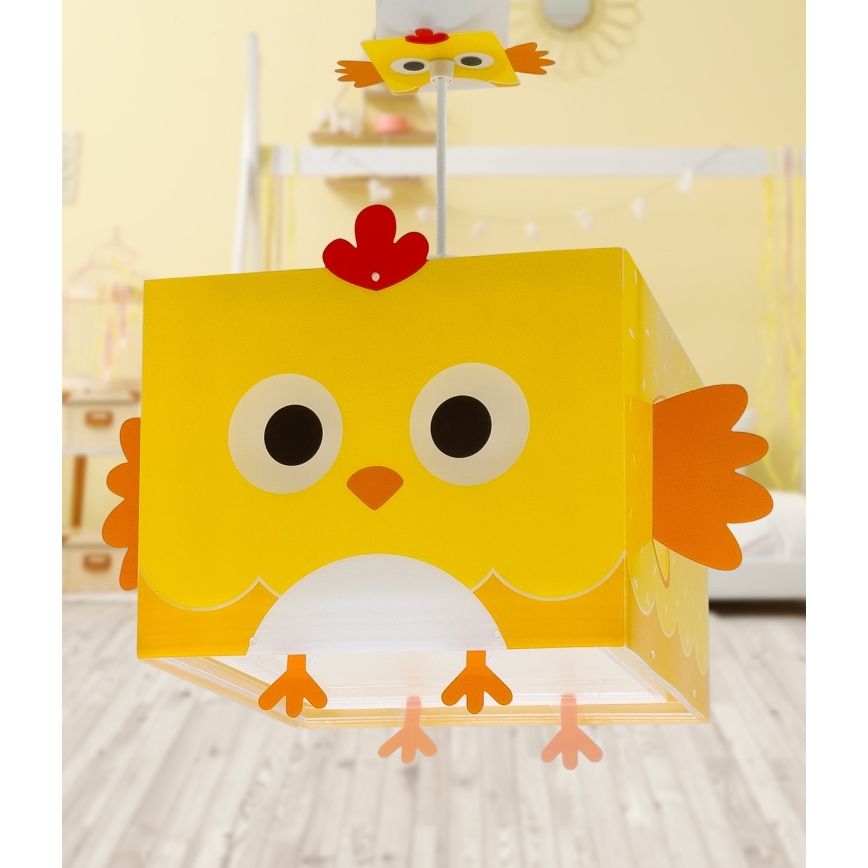 Dalber 64642 - Детски полилей LITTLE CHICKEN 1xE27/15W/230V