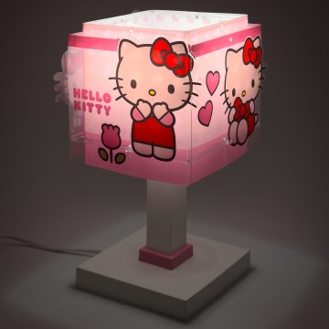 Dalber 73261 - LED детска лампа HELLO KITTY 1xG4/4W/230V розова