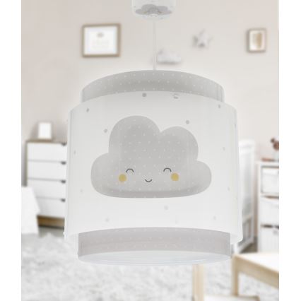 Dalber 76012E - Детски полилей BABY DREAMS 1xE27/15W/230V сив