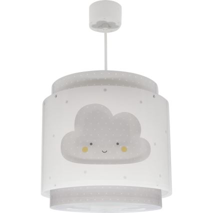 Dalber 76012E - Детски полилей BABY DREAMS 1xE27/15W/230V сив