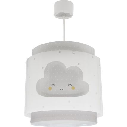 Dalber 76012E - Детски полилей BABY DREAMS 1xE27/15W/230V сив