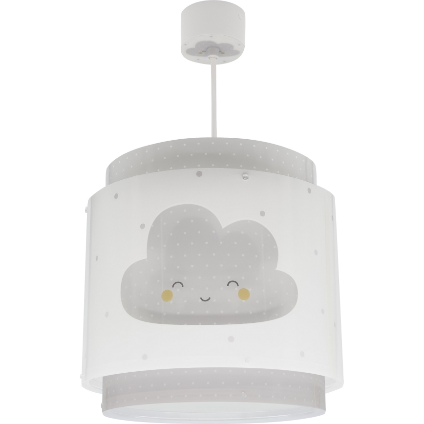 Dalber 76012E - Детски полилей BABY DREAMS 1xE27/15W/230V сив