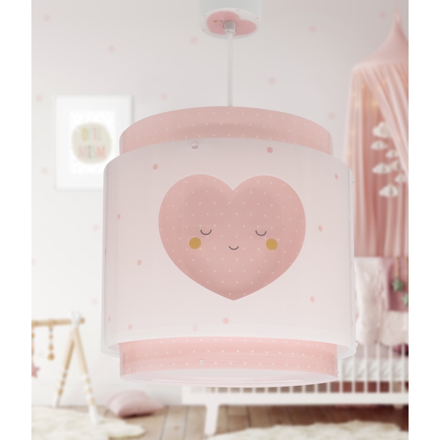 Dalber 76012S - Детски полилей BABY DREAMS 1xE27/15W/230V розов