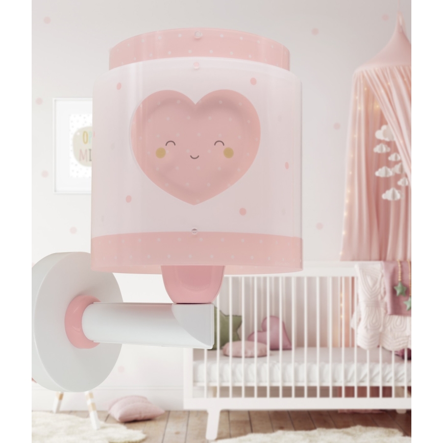 Dalber 76019S - Детски аплик BABY DREAMS 1xE27/15W/230V розов