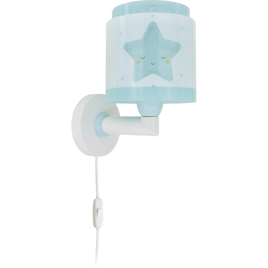 Dalber 76019T - Детски аплик BABY DREAMS 1xE27/15W/230V син