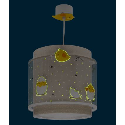 Dalber 76872 - Детски полилей BABY CHICK 1xE27/15W/230V