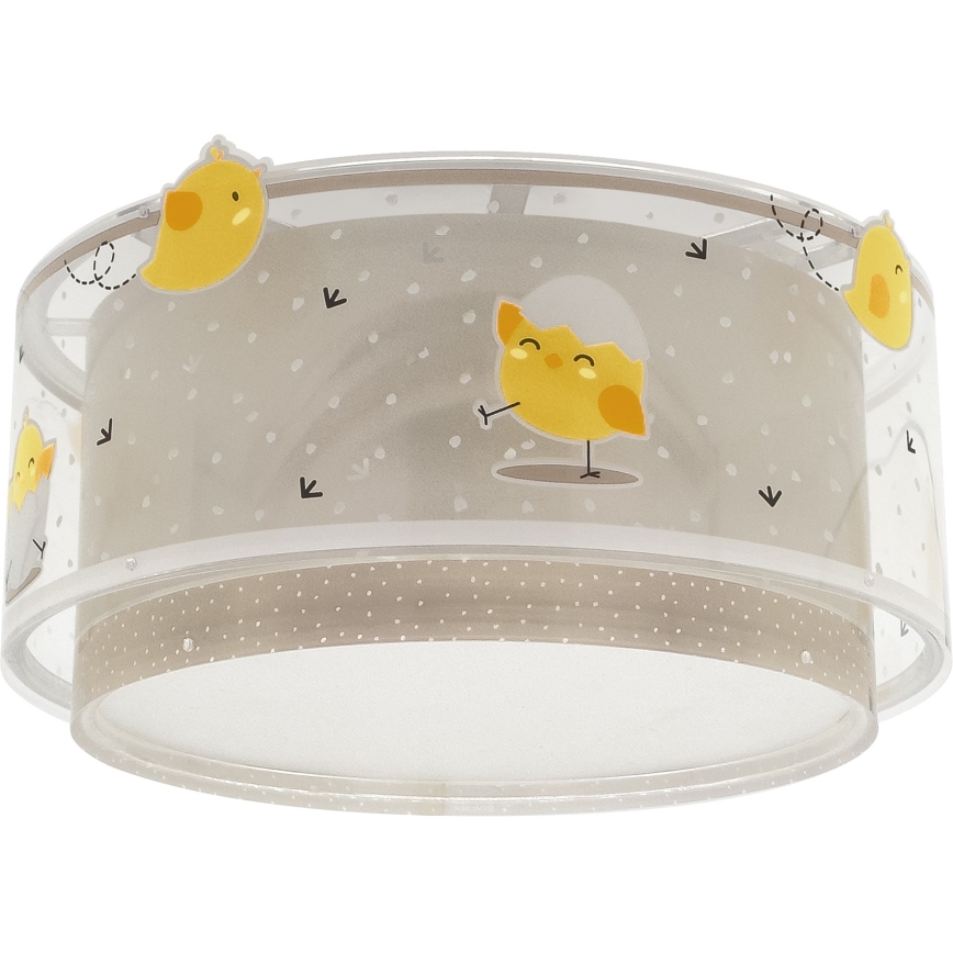 Dalber 76876 - Детска плафониера BABY CHICK 2xE27/15W/230V