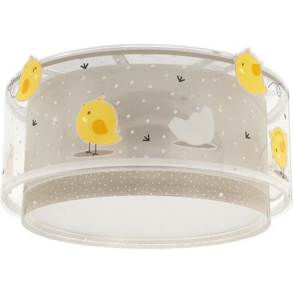 Dalber 76876 - Детска плафониера BABY CHICK 2xE27/15W/230V