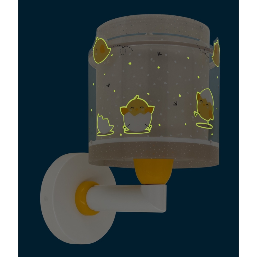 Dalber 76879 - Детски аплик BABY CHICK 1xE27/15W/230V