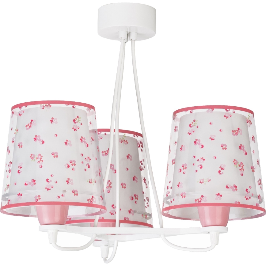 Dalber 81177S - Детски полилей DREAM FLOWERS 3xE27 / 60W / 230V