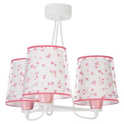 Dalber 81177S - Детски полилей DREAM FLOWERS 3xE27 / 60W / 230V