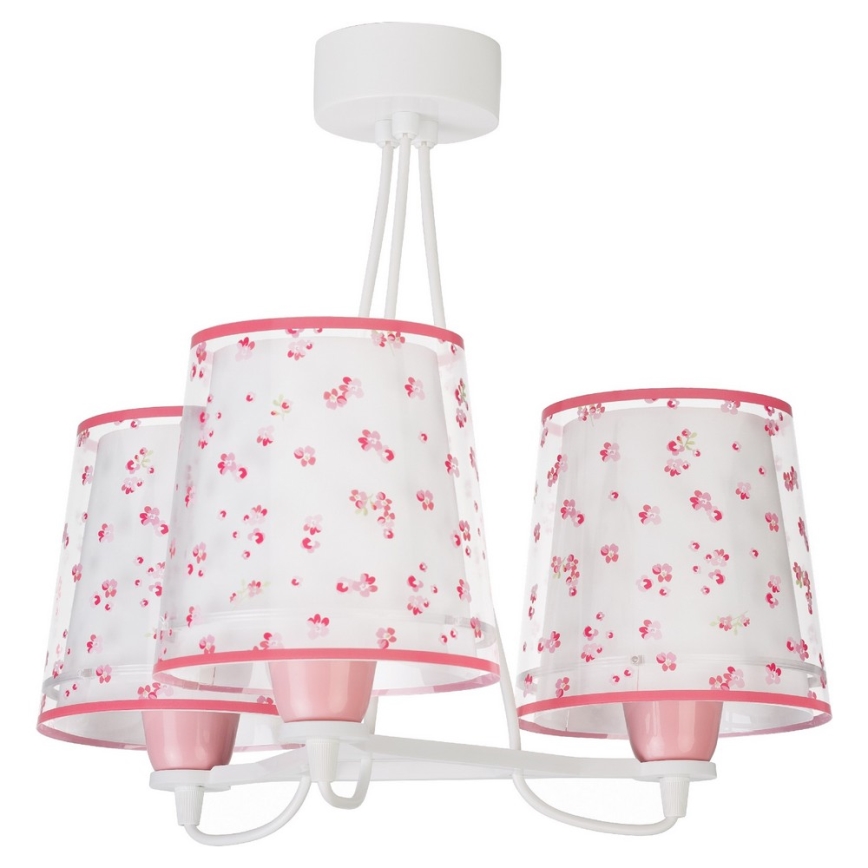 Dalber 81177S - Детски полилей DREAM FLOWERS 3xE27 / 60W / 230V