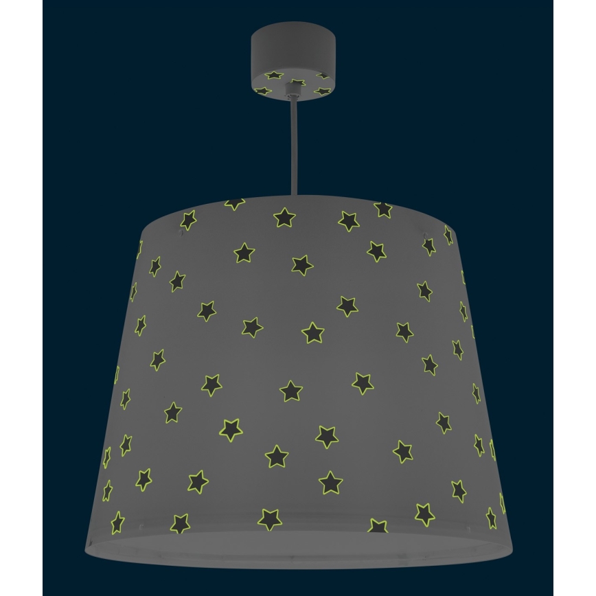 Dalber 82212B - Детски полилей STAR LIGHT 1xE27/60W/230V бял