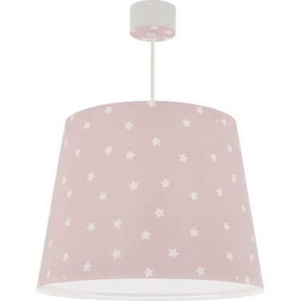 Dalber 82212S - Детски полилей STAR LIGHT 1xE27/60W/230V розов