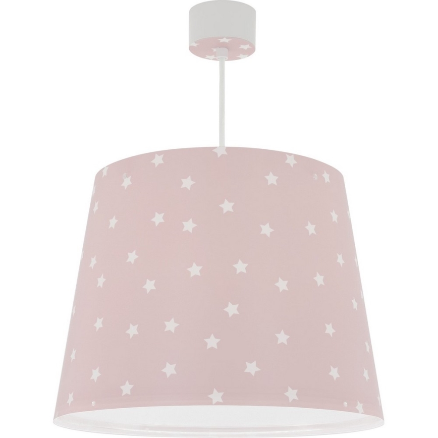 Dalber 82212S - Детски полилей STAR LIGHT 1xE27/60W/230V розов
