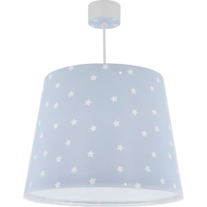Dalber 82212T - Детски полилей STAR LIGHT 1xE27/60W/230V син
