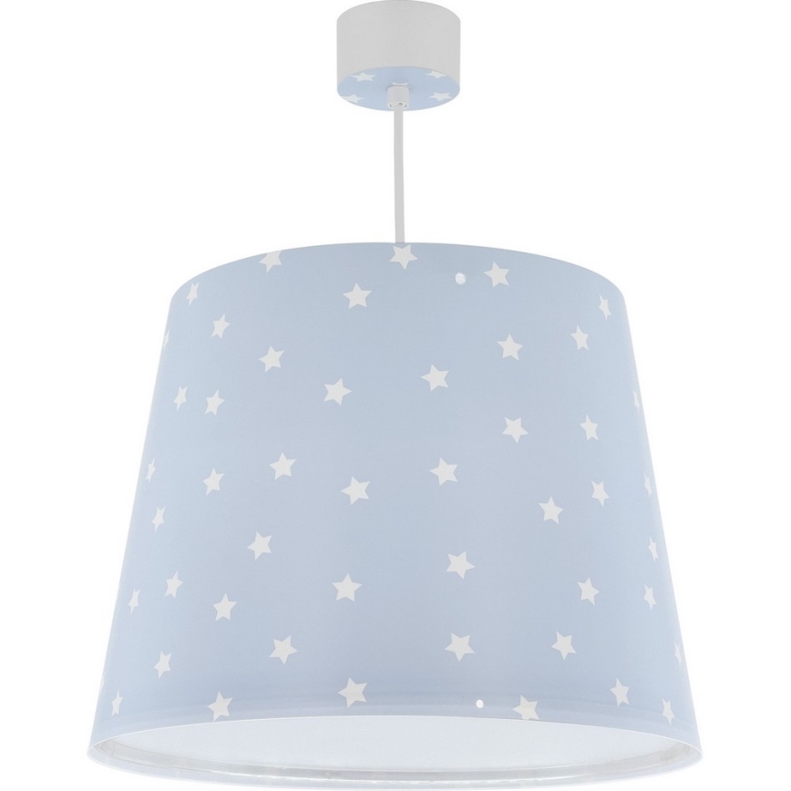 Dalber 82212T - Детски полилей STAR LIGHT 1xE27/60W/230V син