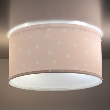 Dalber 82216S - Детска лампа STAR LIGHT 2xE27/60W/230V розова