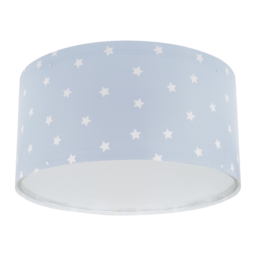 Dalber 82216T - Детска лампа STAR LIGHT 2xE27/60W/230V синя