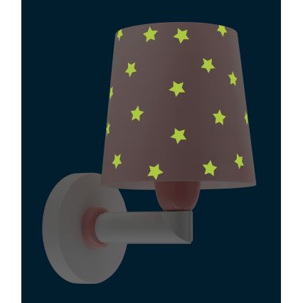 Dalber 82219S - Детски аплик STAR LIGHT 1xE27/60W/230V розов