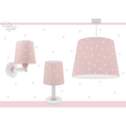 Dalber 82219S - Детски аплик STAR LIGHT 1xE27/60W/230V розов