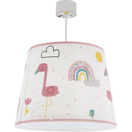Dalber 82462 - Детски полилей FLAMINGO 1xE27/15W/230V