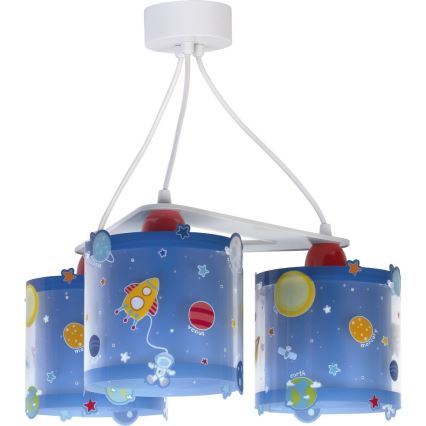 Dalber D-41344 - Детски полилей PLANETS 3xE27/60W/230V