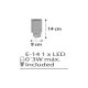 Dalber D-41415E - LED лампа за контакт CLOUDS 1xE14/0,3W/230V