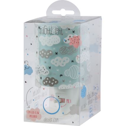 Dalber D-41415H - LED Нощно осветление CLOUDS 1xE14/0,3W/230V