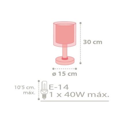 Dalber D-41431 - Детска лампа COLOR RAIN 1xE14/40W/230V