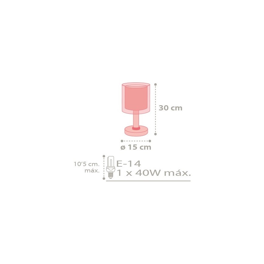 Dalber D-41431 - Детска лампа COLOR RAIN 1xE14/40W/230V